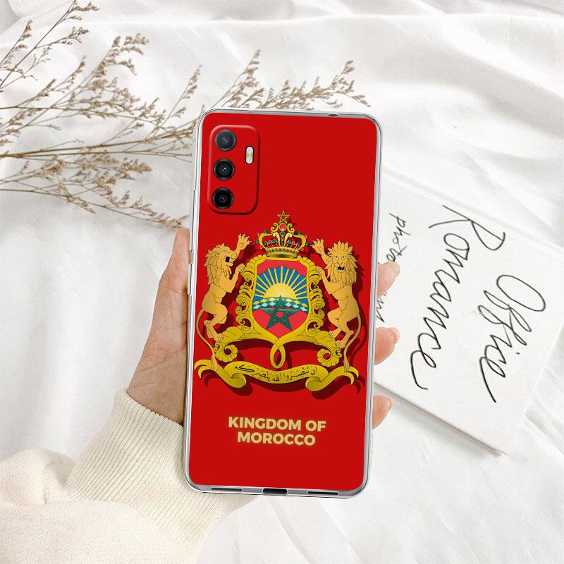 IK48 Morocco Flag Passport Transparent Phone Case for Motorola Moto Edge 20 30 40 50 S30 Fusion Ultra Pro Neo Lite + G200 G23