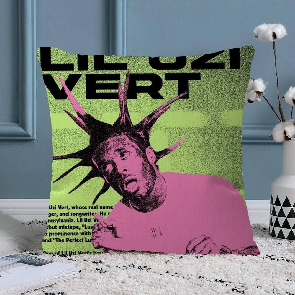 Pink Tape Lil Uzi Vert Pillow Gift Home Office Decoration Pillow Bedroom Sofa Car Cushion CoverPillow Case