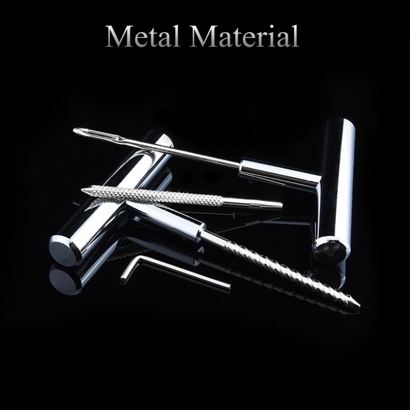 Set de reparare a anvelopelor pentru autovehicule Instrumente de reparare a perforațiilor Auto Van Motocicletă Bicicletă Kit de reparare a anvelopelor de urgență Set de instrumente pentru nituri