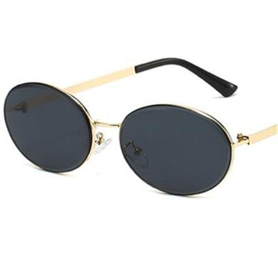 Hip Hop Sunglasse Unisex Sun Glasses Personality Anti-UV Spectacles Retro Oval Eyeglasses Small Frame Ornamental Classic Googl
