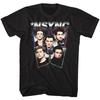 Męska koszulka NSYNC w rozmiarach 2XL-5XL ze 100% czarnej bawełny Nowe zdjęcie HEAD SHOT Koszulka unisex