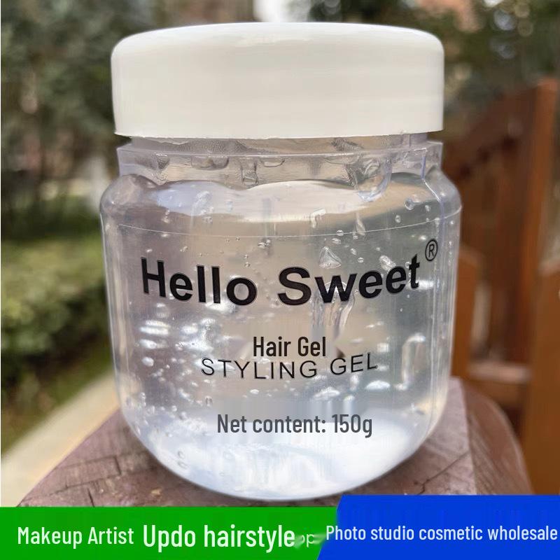 Hair Freeze Gel: Transparent Styling Hairspray & Wax for Flyaway Control and Wet-Look Hairstyles