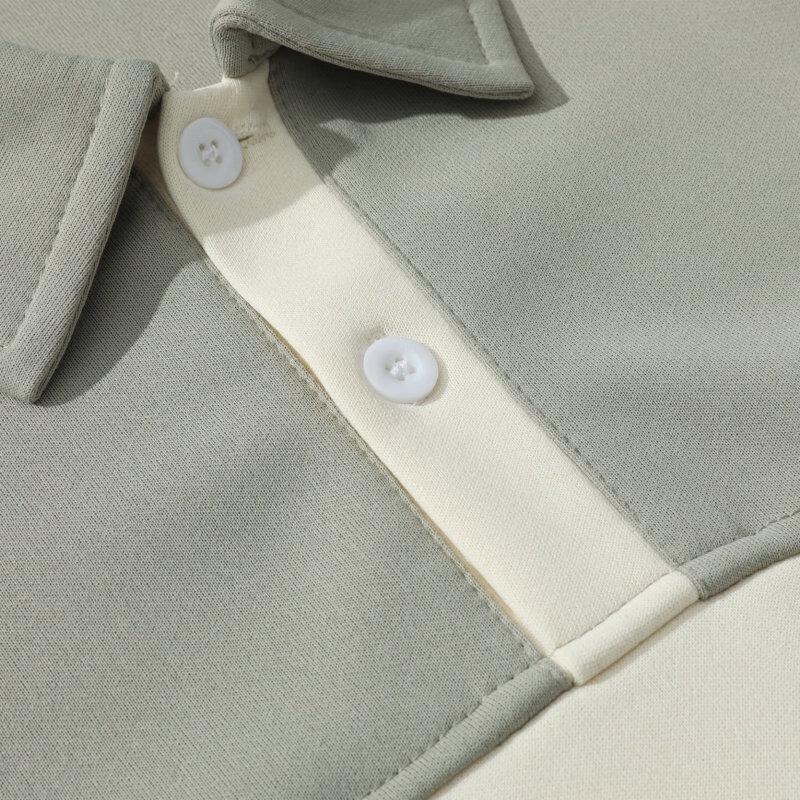 Men's Ice Silk Polo Shirt & Shorts Set