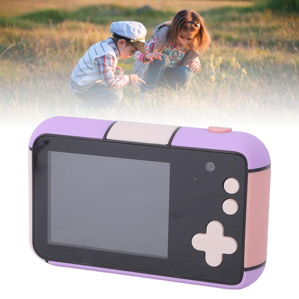 Kids Camera 2.4 Inch Screen Double Lens 48MP HD Digital Camera with Flash Filters for Toy Present