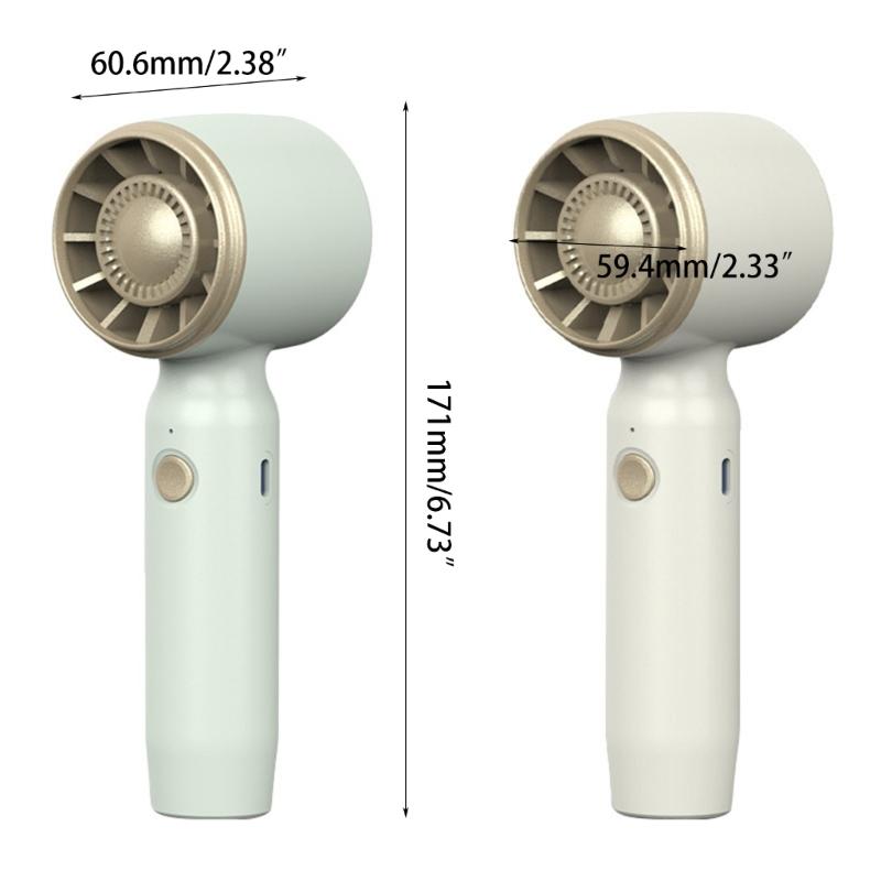 Portable Fan Powerful Handheld Fan 3 Speed Small Desk Fan Lightweight Rechargeable Fan for Travel Indoor Outdoor