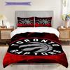 Toronto Raptors Passion Court Bedding(1 * Duvet Cover + 2 * Pillowcase, Without core)Soft and Comfortable Duvet Cover and Pillowcase