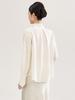3D Interwoven Wool Jacquard Ruffle Flare Sleeve Knit Top
