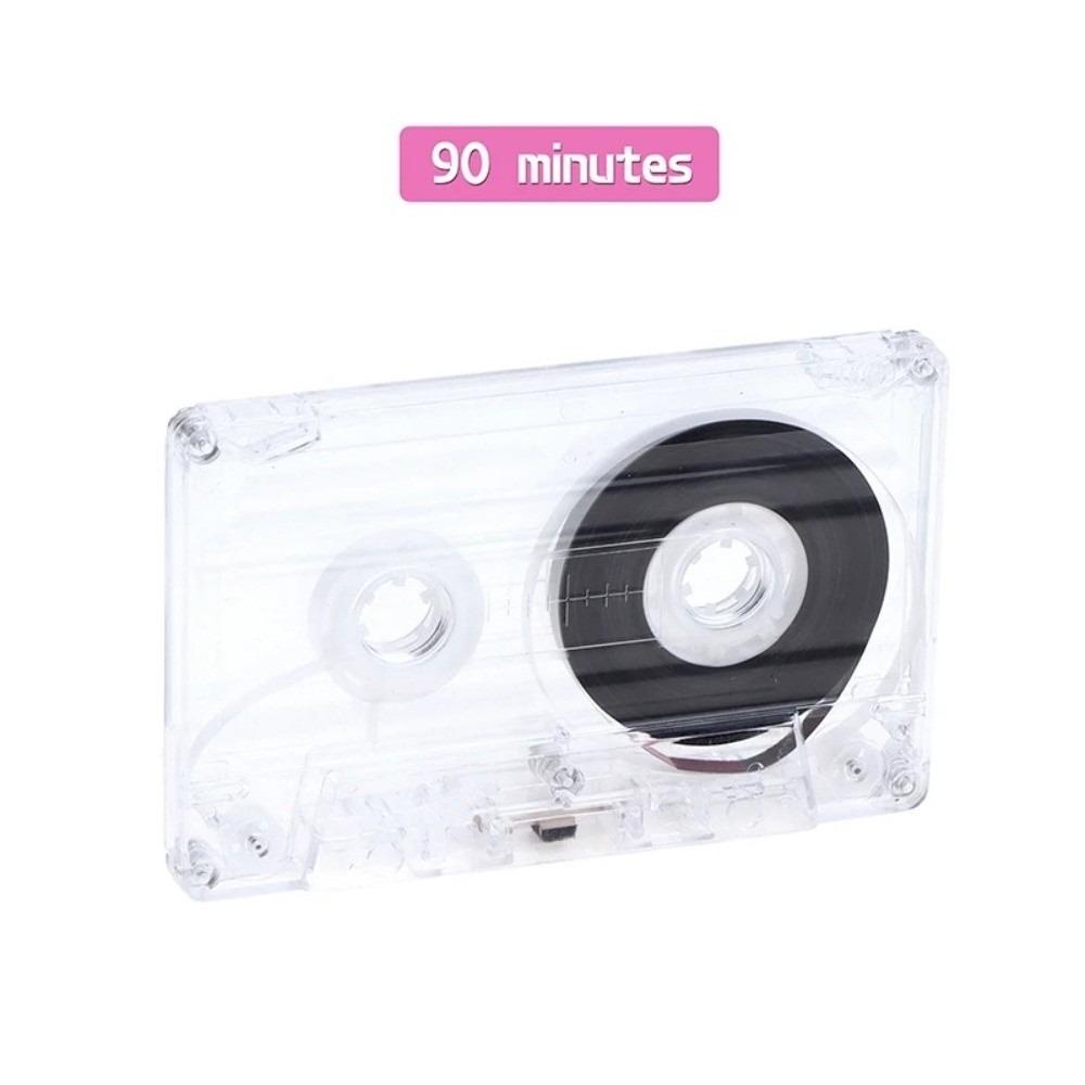 

Storage Box Color Blank Tape Player Clear Magnetic Audio Tape Standard Cassette Blank Tape Case 3