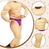Muscle Suit Costume Padded Decorative Weightlifter Jumpsuit for Birthday Events