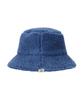 Bajal Va Square Label Reversible Bucket Hat Navy
