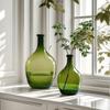 Minimalist Bell-shaped Glass Floor Vase