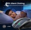 Ugreen Wireless Bluetooth Dual-mode Mouse, Office Light Sound, Suitable for Apple, Huawei, Laptop, iPad, Ergonomic Mouse