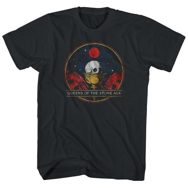 

26 Queens of the Stone Age Chalice Mens T Shirt Rock and Roll Music Tee New Black Unisex T-Shirt XL