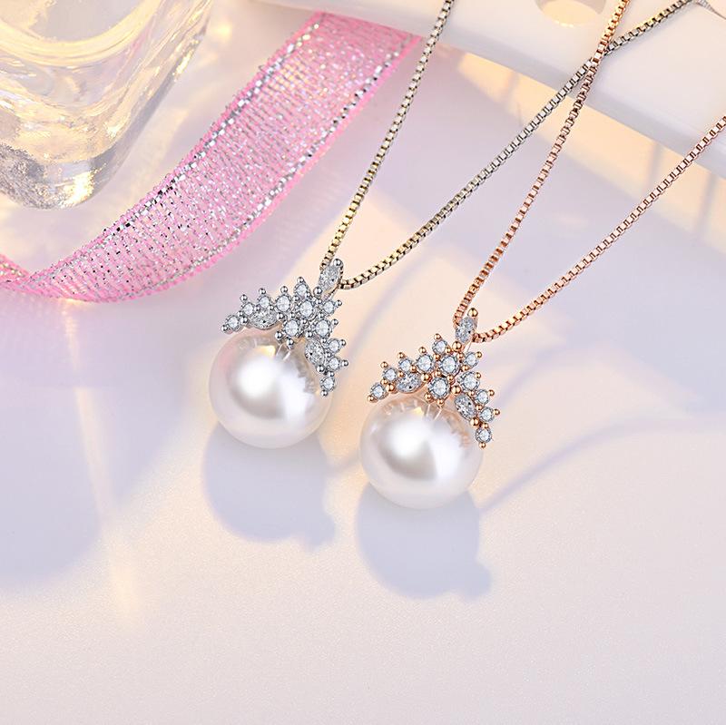 Lindon Women Necklace Pendant Copper Alloy Zircon Fashion Gift