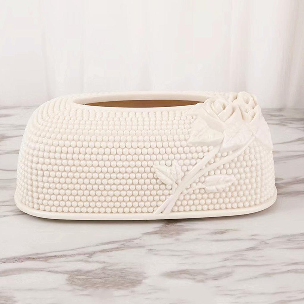 1PC European Style Tissue Box, Home Kitchen, Living Room, Bedroom, Restaurant, Bar, Hotel Napkin Extraction Box, Plastic Box