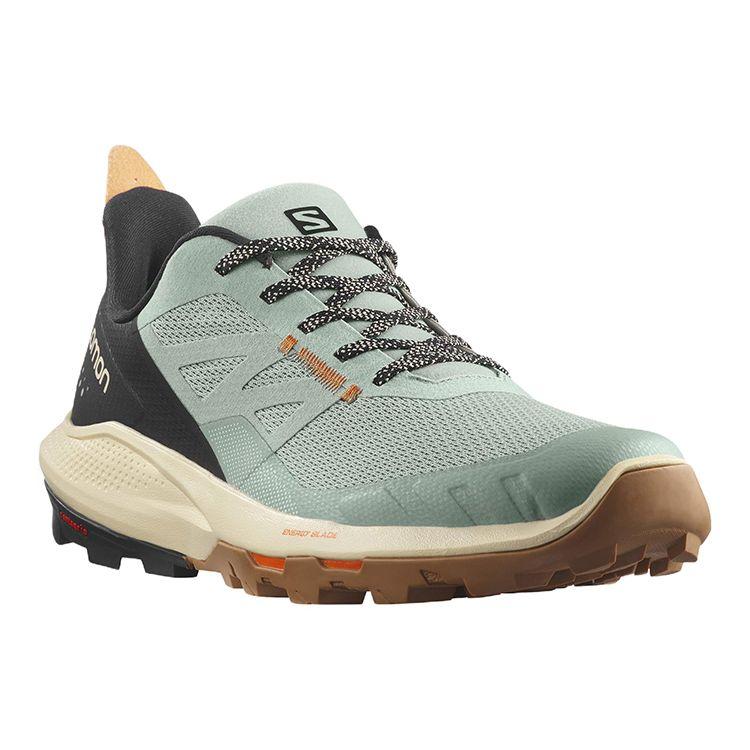 SALOMON Outpulse Stoff Strapazierfähige Low-Top Wanderschuhe Herren Wanderschuhe Blau Schwarz 415851