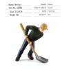 Cross-Border Farm Scene Worker Doll: Female Farmer with Shovel Ornament for Model Landscaping