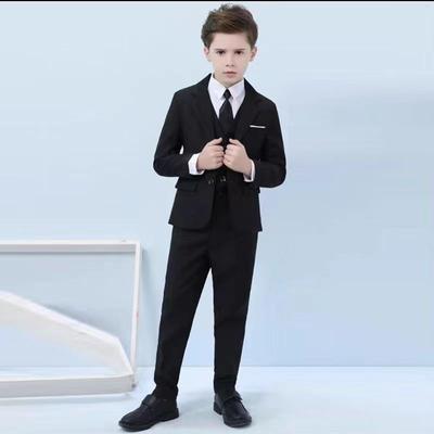 Κοστούμια για αγόρια Slim Fit Φόρεμα Ρούχα Ring Bearer Στολή Παιδική παράσταση γάμου Στολή Παιδικό παντελόνι σακάκι