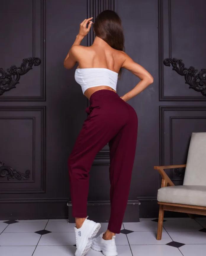 OZON Women's High-Waist Slimming Joggers with Pockets 