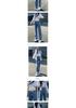 2025 Versatile High Elasticity Wide-Leg Maternity Denim Pants