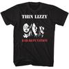 Thin Lizzy Bad Reputation Black Music Shirt