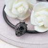925 Silver Halloween Skull Dreamcatcher Charm Pendant DIY Bracelet Jewelry Women Gift Fashion Accessories