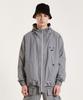 Shvto Windbreaker Hooded Gray Jacket