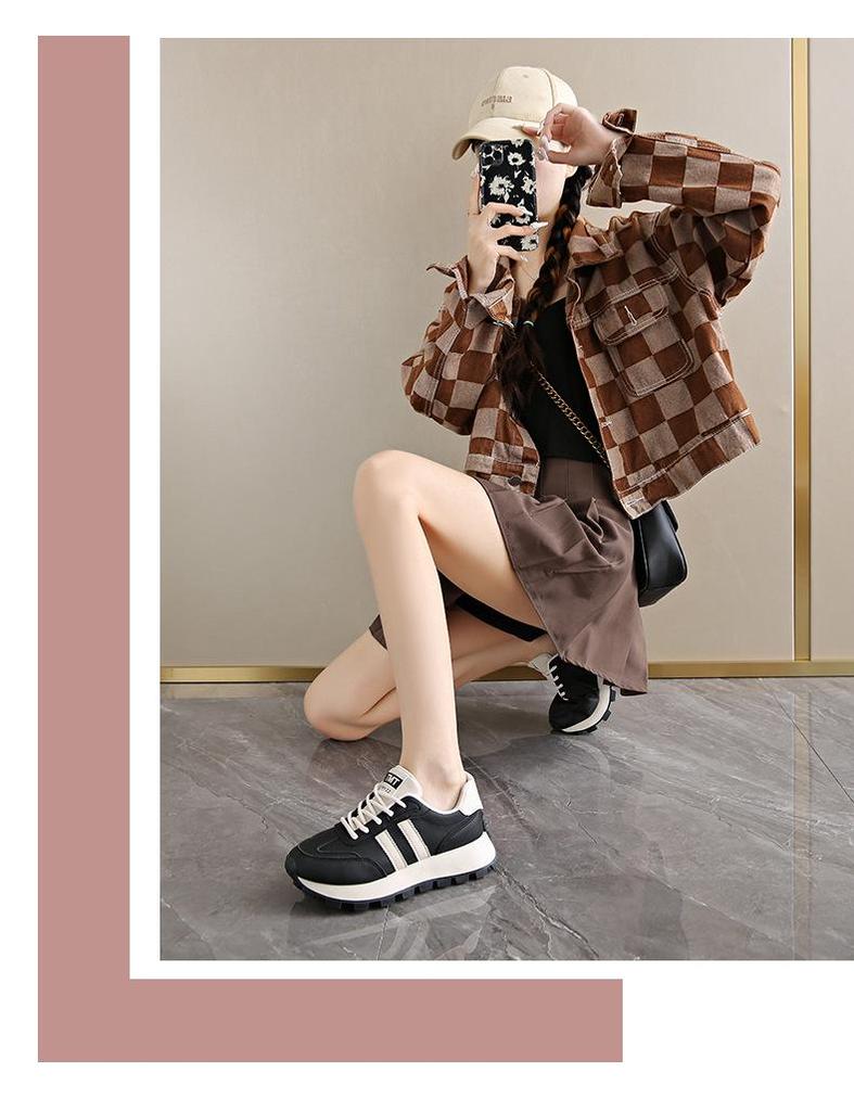 Korean Forrest Gump Women's Trendy Casual Running Shoes, Autumn 2024, FD6688