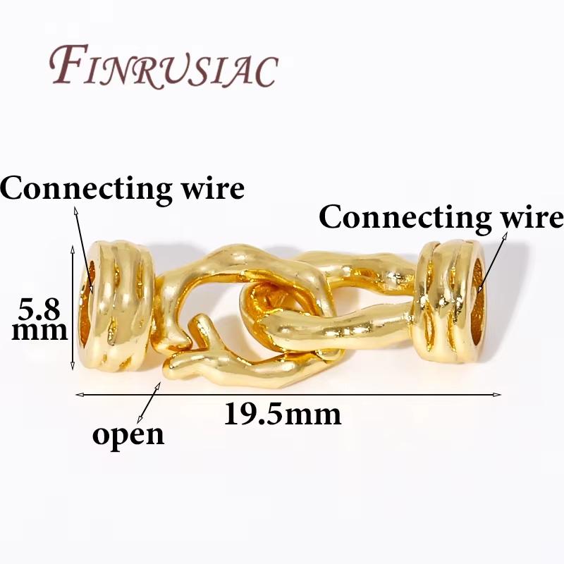 18K Gold Plated Brass Pearl Clasps For Bracelets Making,Jewelry Clasp Connectors,Necklaces Clasp,DIY Jewelry Findings