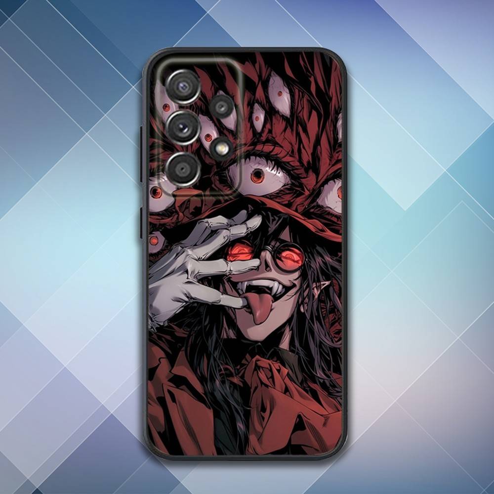 H-HELLSING Comics Phone Case For Samsung S25,S24,S21,S22,S23,S30,Ultra,S20,Plus,Fe,Lite,Note,10,9,5G Black Cover
