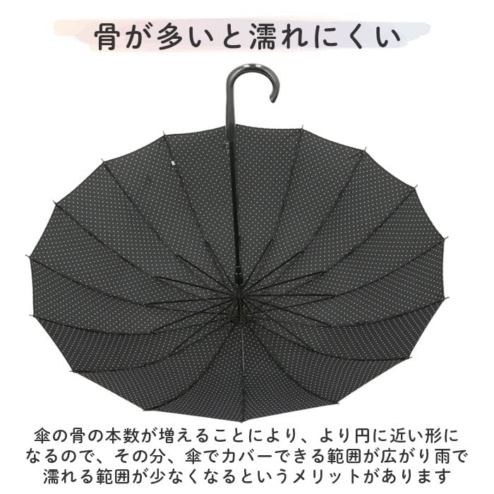 Glass fiber 16 ribs jump umbrella 55cm 16 ribs umbrella bicolor BLGY