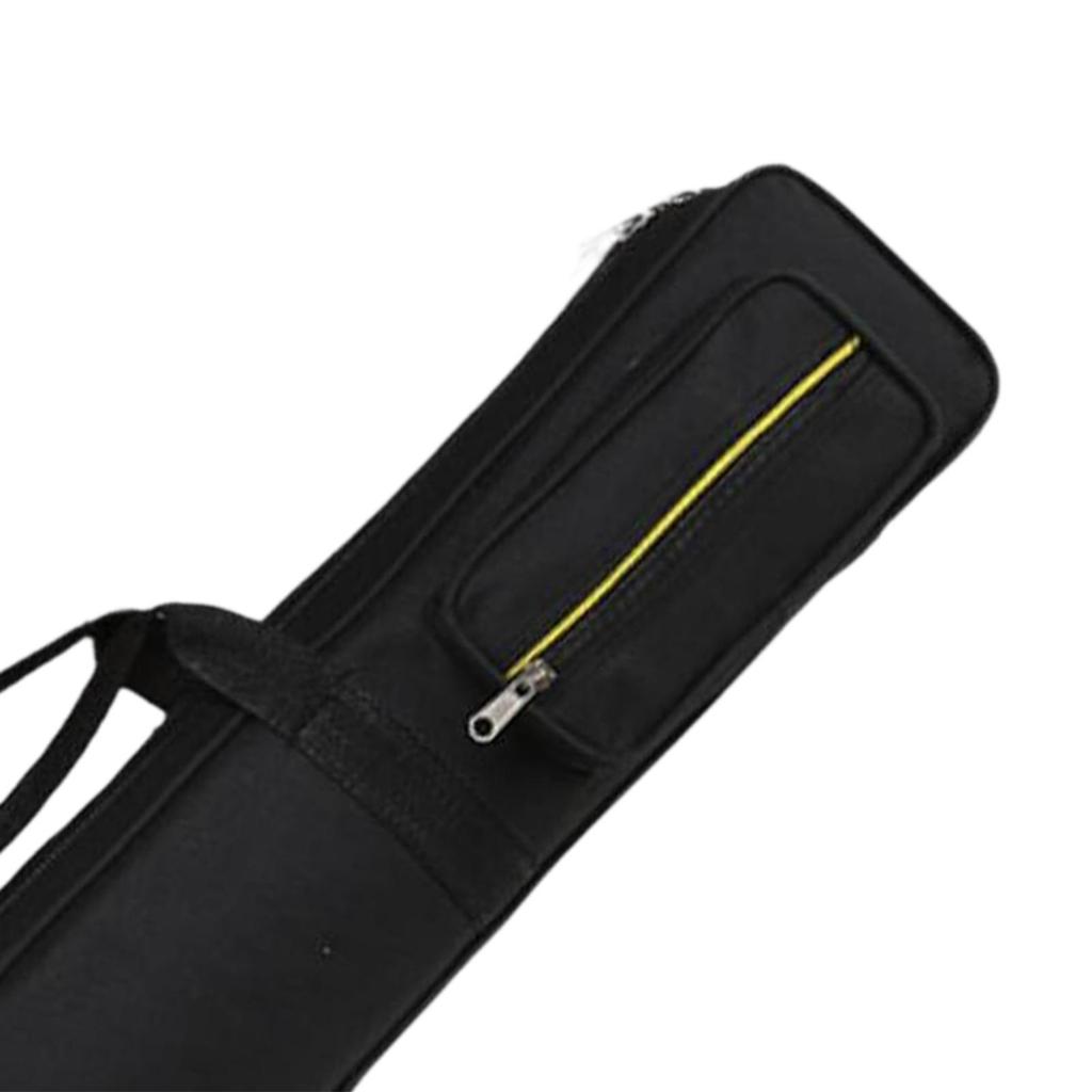8 Holes Billiards Pool Cue Case Pool Cue Carry Bag Protective with Carrying Strap Wear Resistant Billiard Sticks Carrying Case