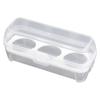 Sturdy PP Eggs Protectors Travel Organizers for Hiking Kitchen Use Sealed Freshing Clear Case