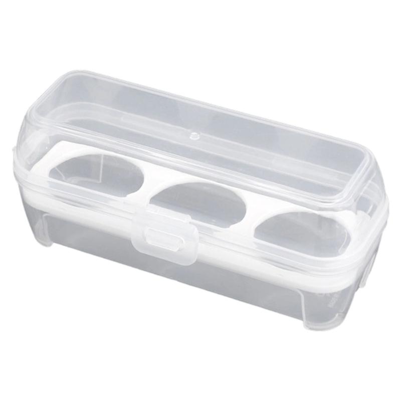 Sturdy PP Eggs Protectors Travel Organizers for Hiking Kitchen Use Sealed Freshing Clear Case