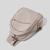 Solid color soft and lightweight pure fabric nylon backpack casual commuting light waterproof Oxford cloth backpack schoolbag women