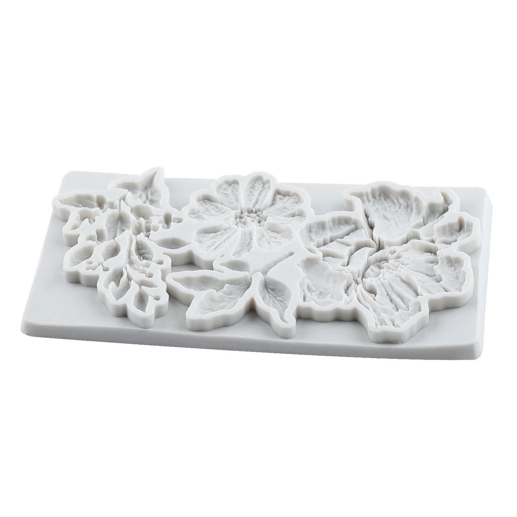 Rose Silicone Mold Peony Fondant Molds Cake Decorating Tools Cupcake Topper Candy Sugar Craft Gum Paste Polymer Clay