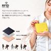 [HAKATA NO MORI LEATHER] Genuine Leather Mini Wallet with L-Shaped Zipper, Compact Bifold Wallet, Box-Shaped Coin Purse, Anti-Skimming and Magnetic