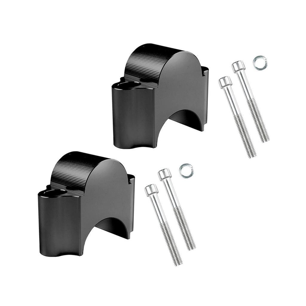 22mm 25mm Motorcycle Handlebar Risers, 2Pcs Universal Handlebar Clamp Stable Durable 25mm/28mm Handlebar Risers