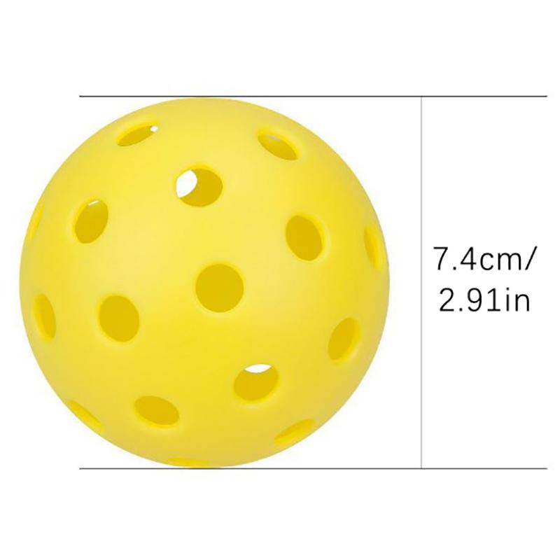 Lichtgevende Pickleball 74 mm Duurzaam Nachtlampje Groene Bal 40 Gaten Buitenwedstrijd Pickleball Ballen Gloeiend in het Donker