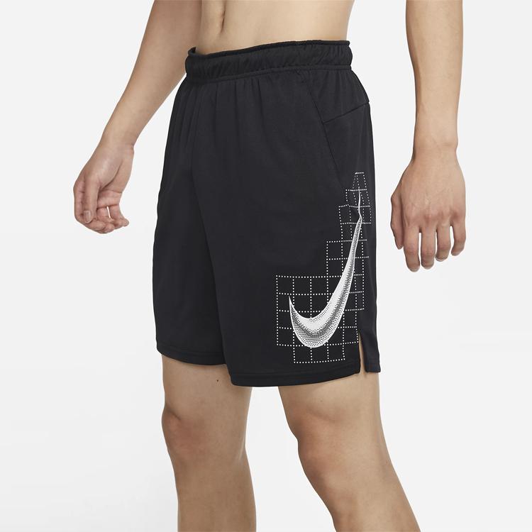 Nike Dri-Fit Printed Training Shorts Men Shorts Black CZ2433-010