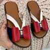 Sommer Frauen Hausschuhe Nette Schmetterling-Knoten Casual Sandalen Dame Rutschen Wohnungen Plus Größe Frauen Schuhe für Frauen 2021 Chaussure femme