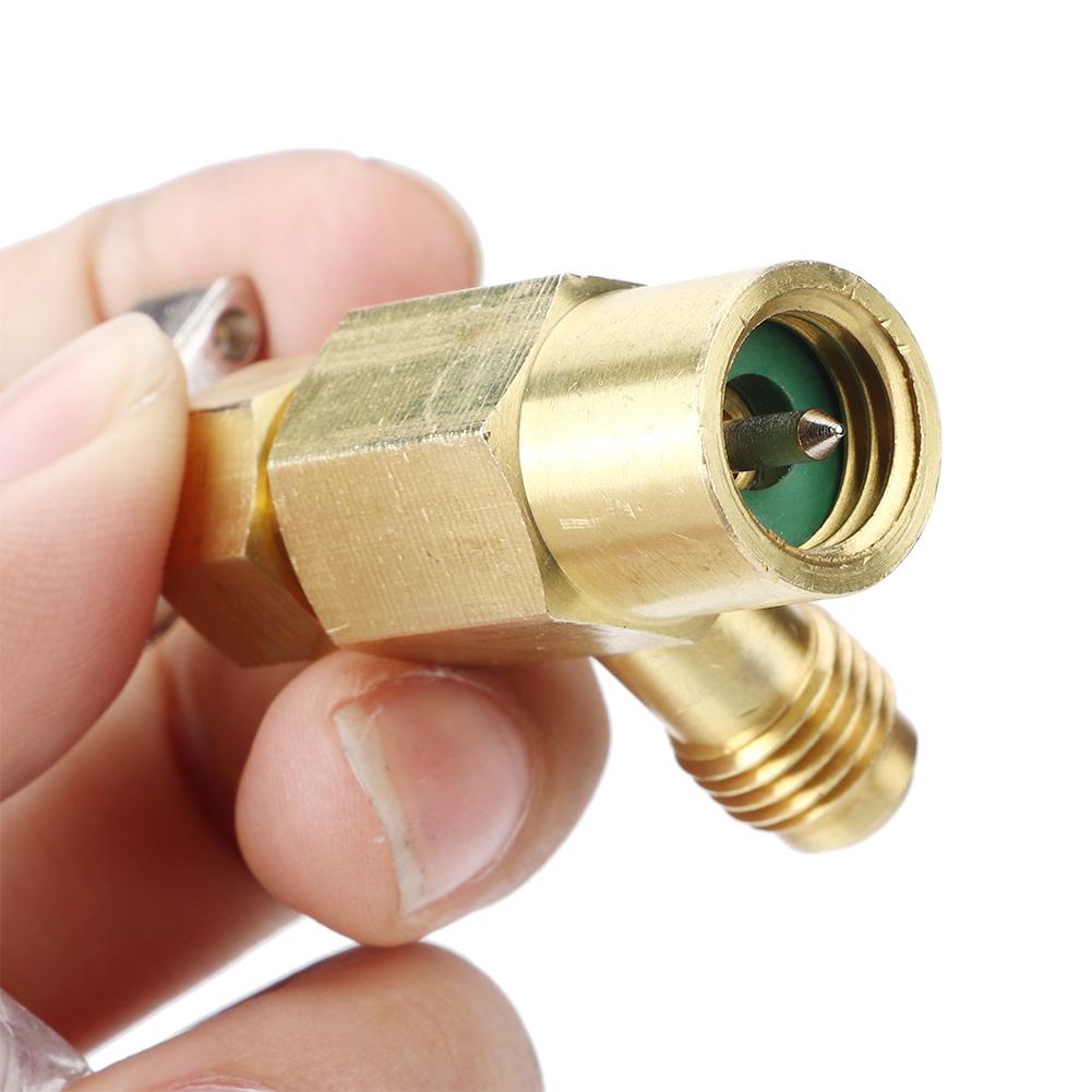 R134A Female Thread 1 2ACME Air Conditioning Refrigerant Bottle Can Opener Valve Air Conditioning Tool