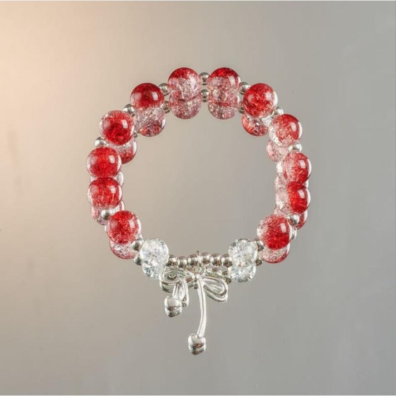 Moana deep sea blue bracelet, original gradual change niche blue sea fishtail starfish glazed bracelet