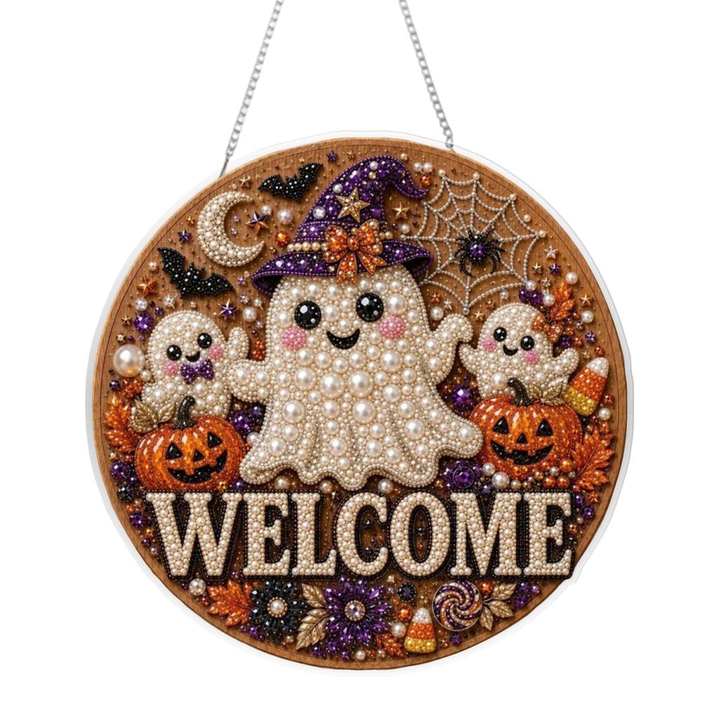 Small Halloween Acrylic Pendant Ornament for Party Decorations and Halloween Favors