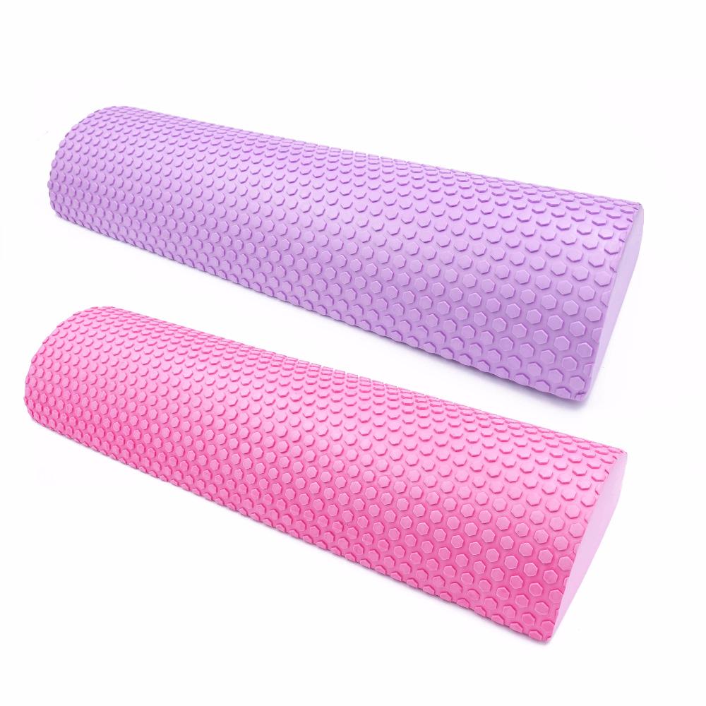 30-45 cm půlkulatý masážní pěnový válec EVA Jóga Pilates Fitness vybavení Balanční podložky Jógové bloky s masážním plovoucím bodem