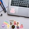 52PCS Cartoon Vision Board Art Sticker You Change the World by Being Yourself Personalized Art Creativity DIY Laptop Case Phone