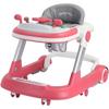 2 In 1 Baby Walker, Toddler Baby Push Walker With Removable Feeding Tray And Music Tray(Without Battery), Foldable Walker