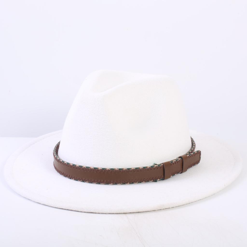 Popular European and American classic simple flat-brimmed top hat men's and women's fashionable and elegant versatile jazz hat top hat