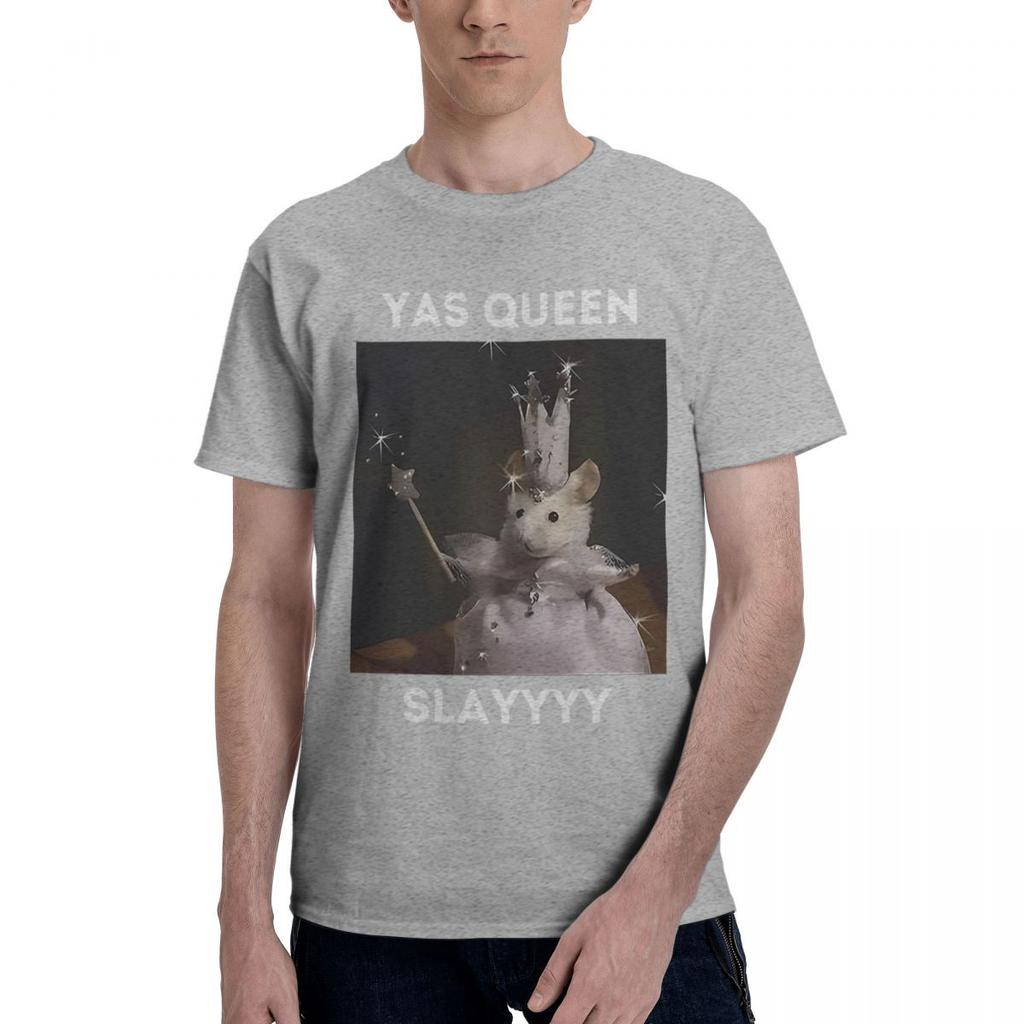 Yas Queen Slayyyy Rat 100 Cotton Casual Breathable Confortable Tshirt Funny Mens TShirt Funny Gifts
