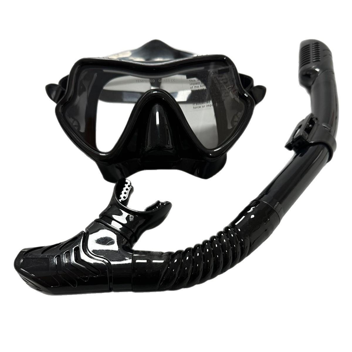 

Набор для тренировок по плаванию: маска для подводного плавания с трубкой для взрослых и молодежи, закаленное стекло, профессиональное панорамное снаряжение для снорклинга 006+1988